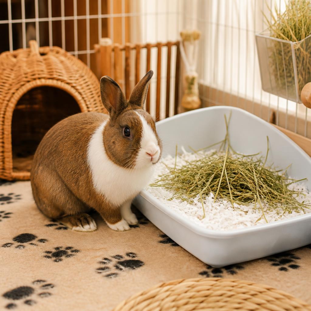 Illustration for How to Litter Train Your Rabbit