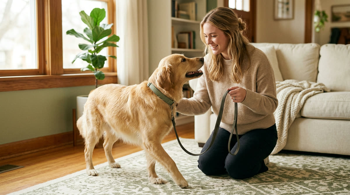 Illustration for How to Teach a Dog to Walk on a Loose Leash