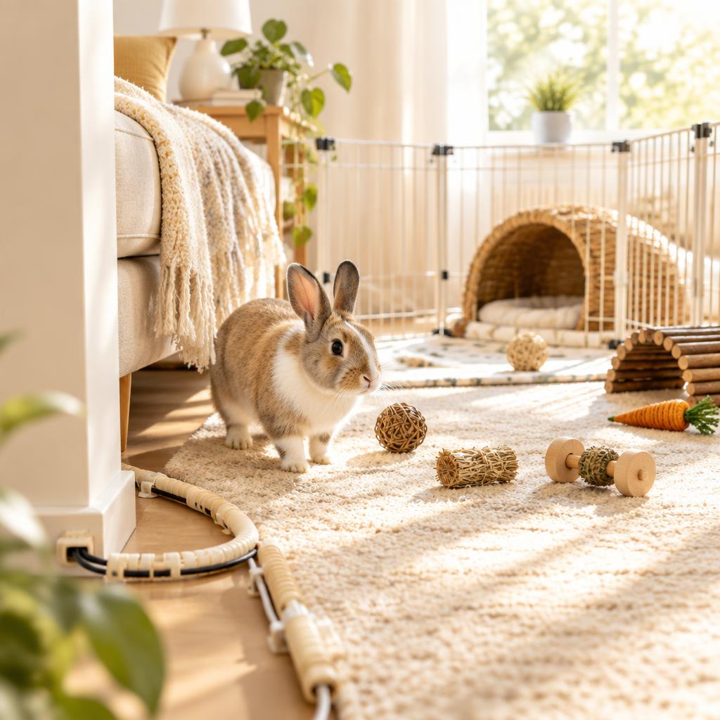 Illustration for How to Rabbit-Proof Your Home
