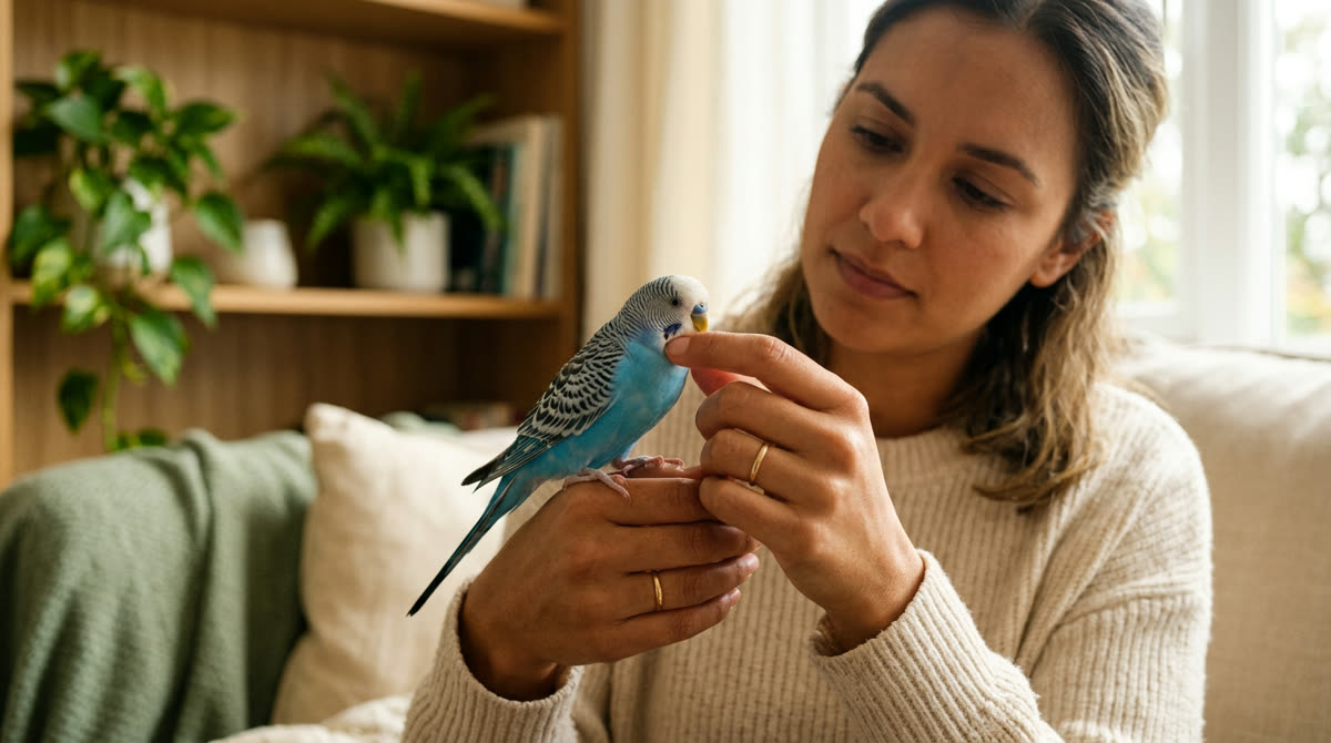 Illustration for How to Spot Early Signs of Illness in a Pet Bird