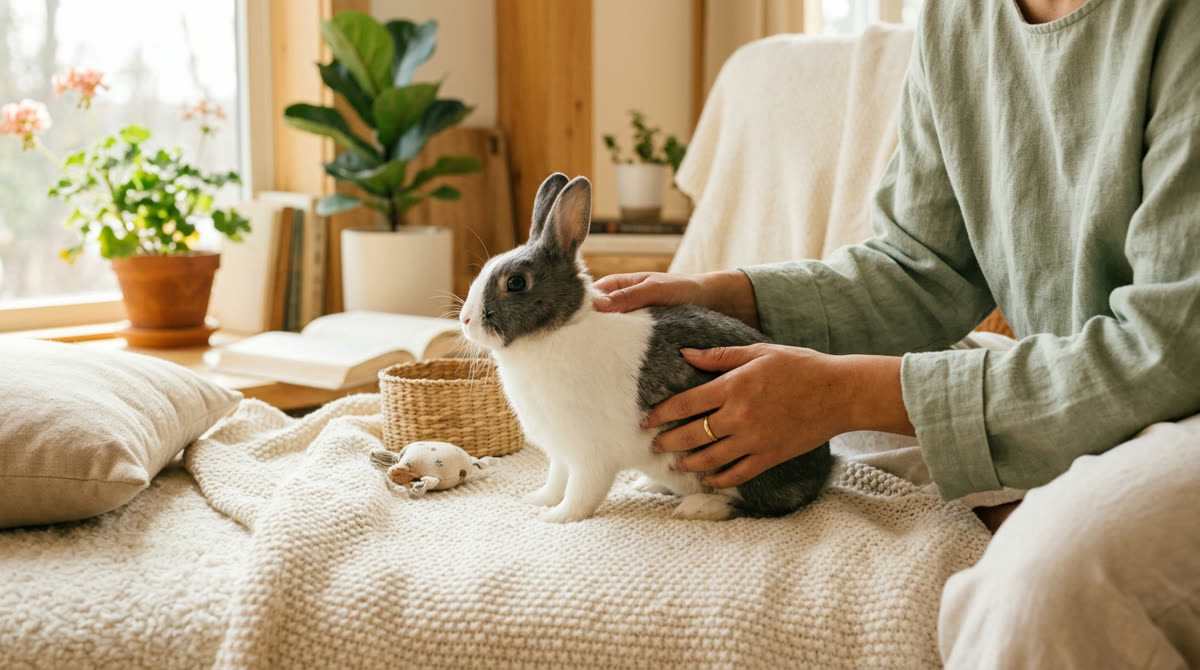 Illustration for How to Spot Signs of Pain or Illness in Rabbits and Guinea Pigs