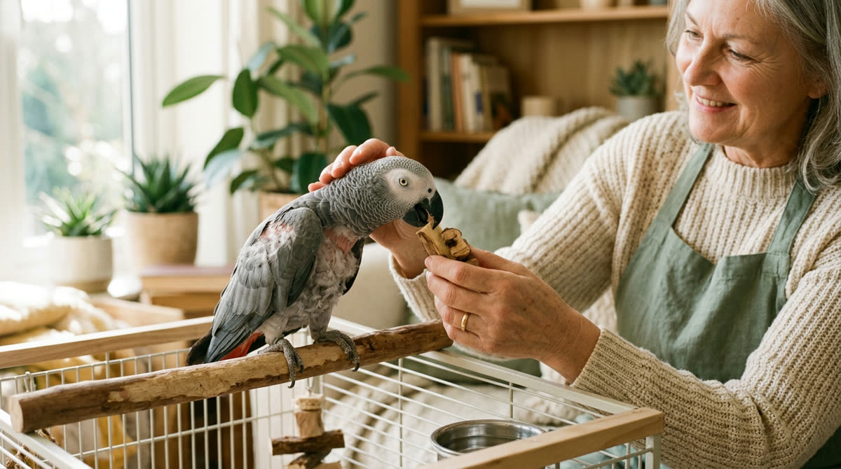 Illustration for How to Stop Feather Plucking in Parrots