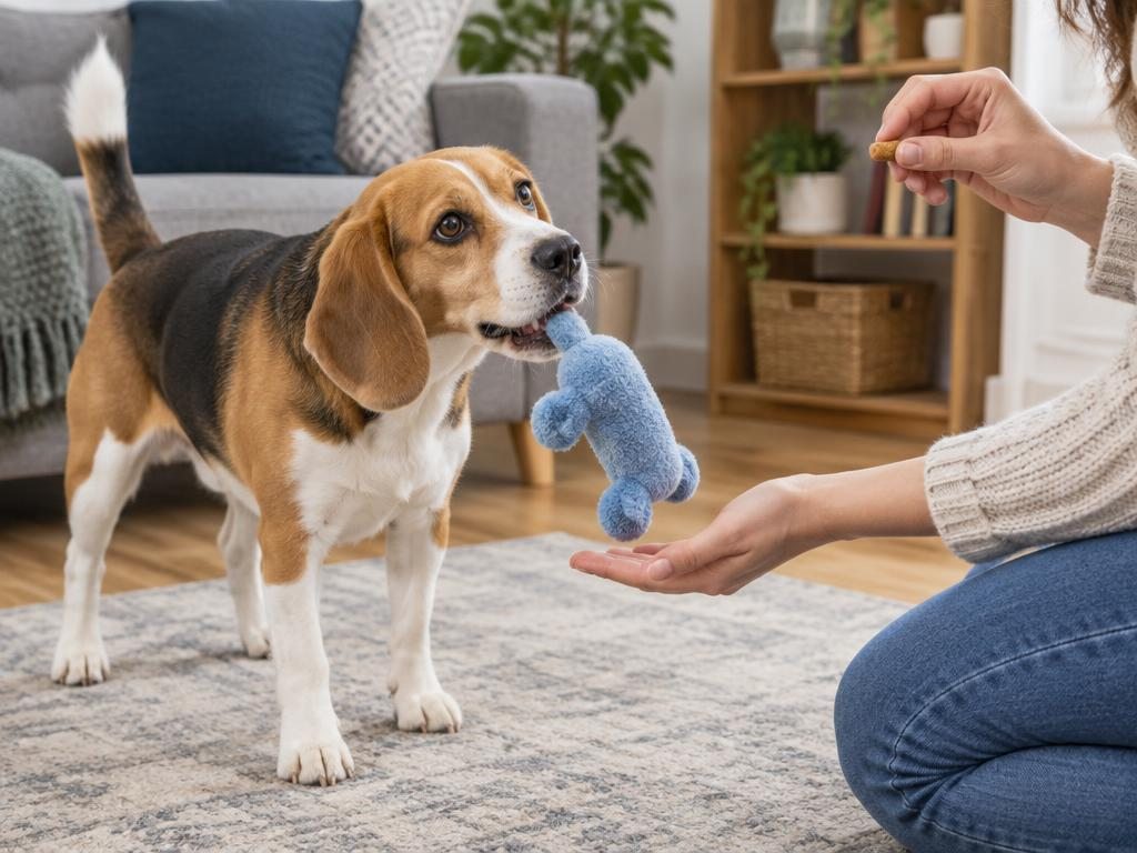 Photo illustrating the guide: how to Teach Your Dog to Drop a Toy Without a Tug-of-War